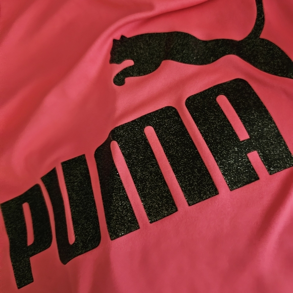 Puma Kids Two Piece Set - Neon Pink and Black - Picture 5 of 8